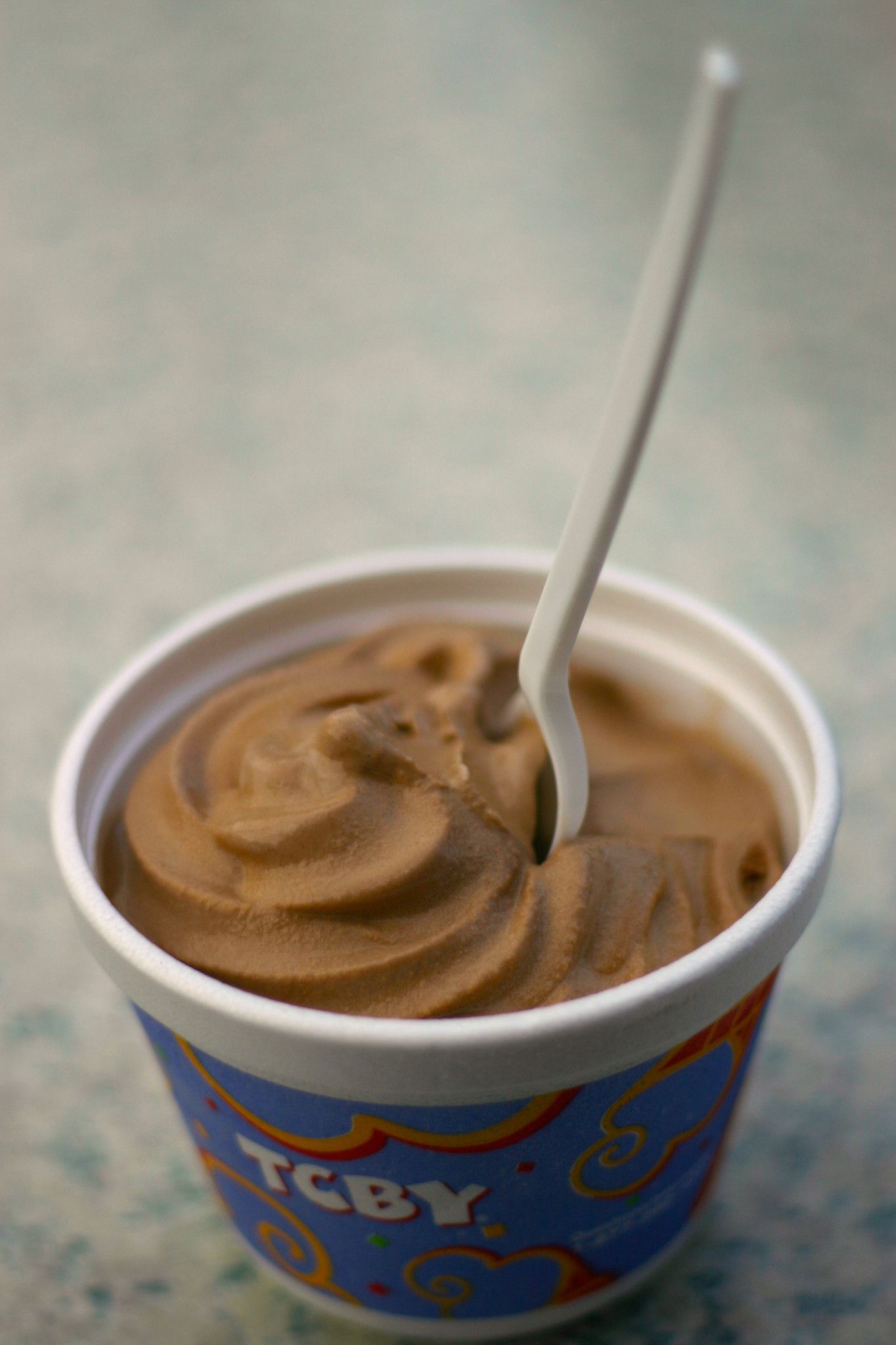 TCBY yogurt cup