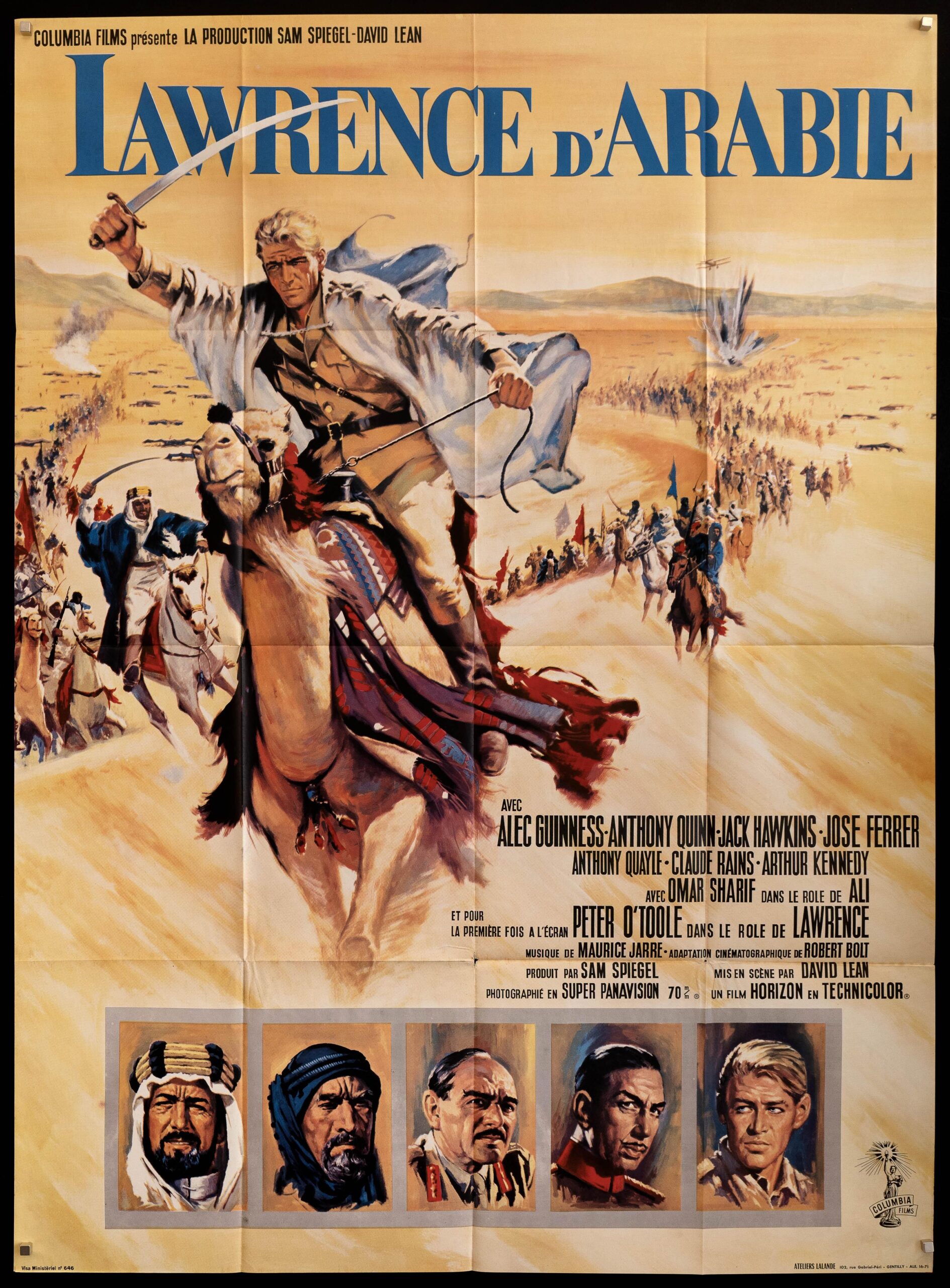 Movie poster for the 1962 film, Lawrence of Arabia
