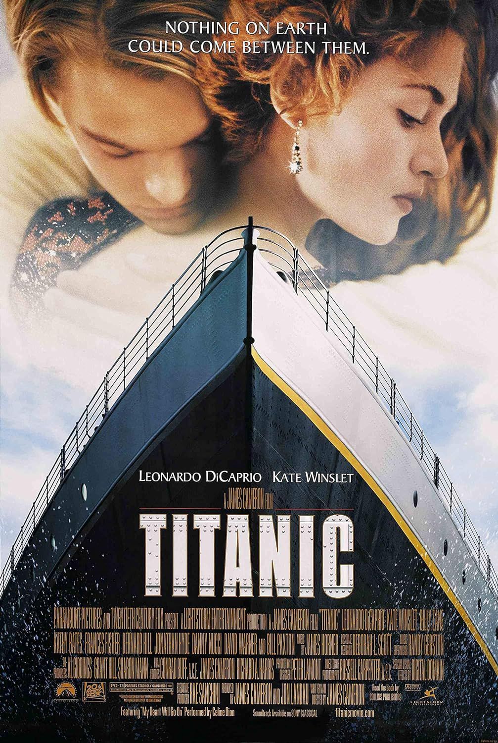 Movie poster for the 1997 film, Titanic