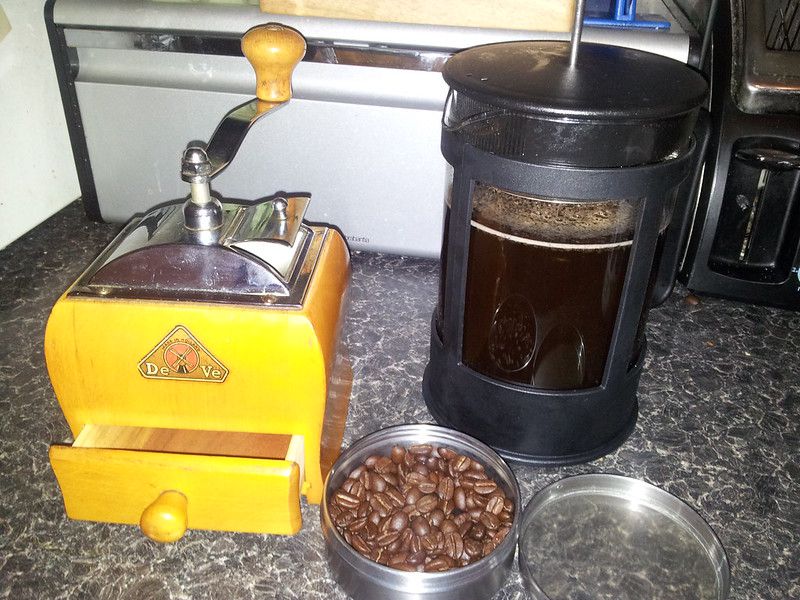 Vintage coffee grinder