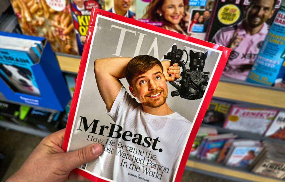 MrBeast on Time Magazine