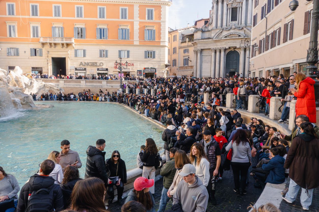 1. Trevi Fountain in Rome, Italy