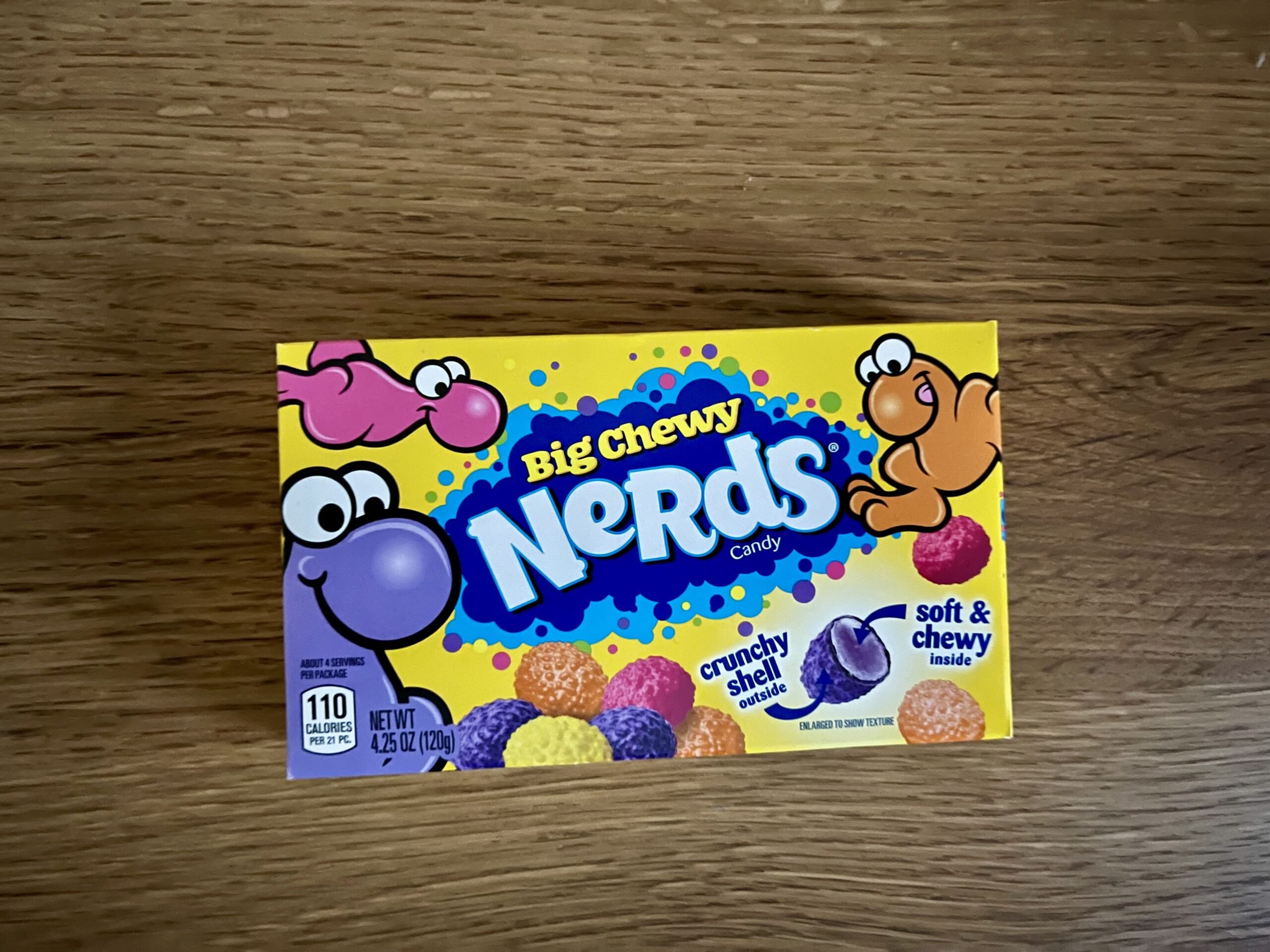 big and chewy nerds jelly beans