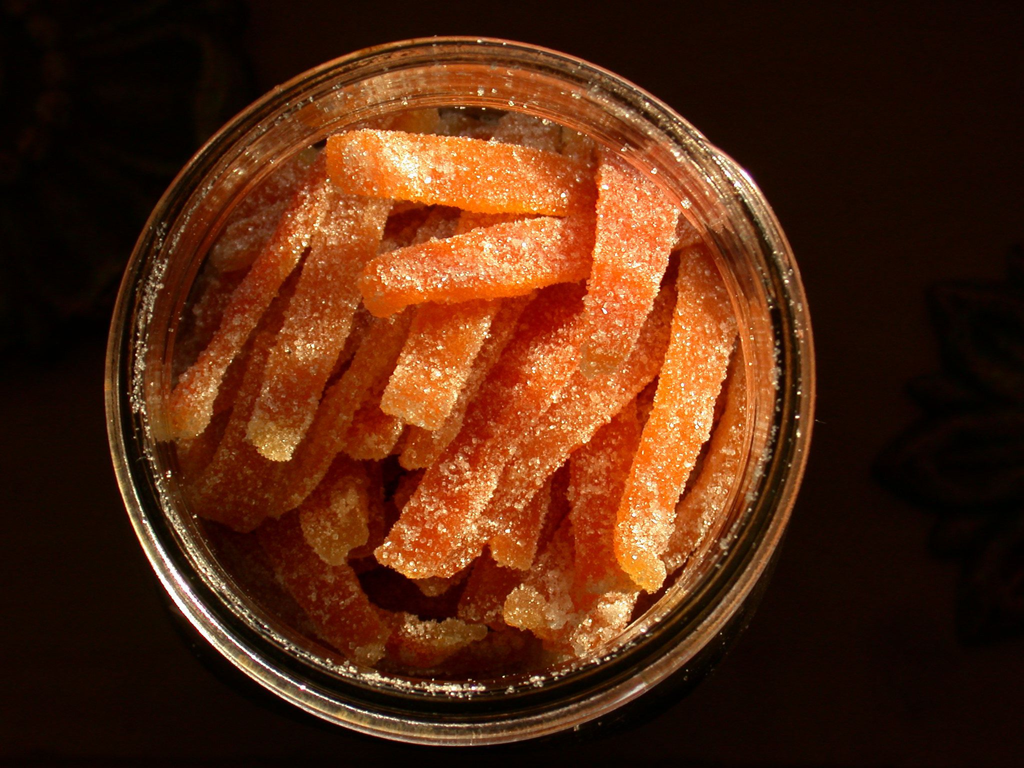 candied orange peels