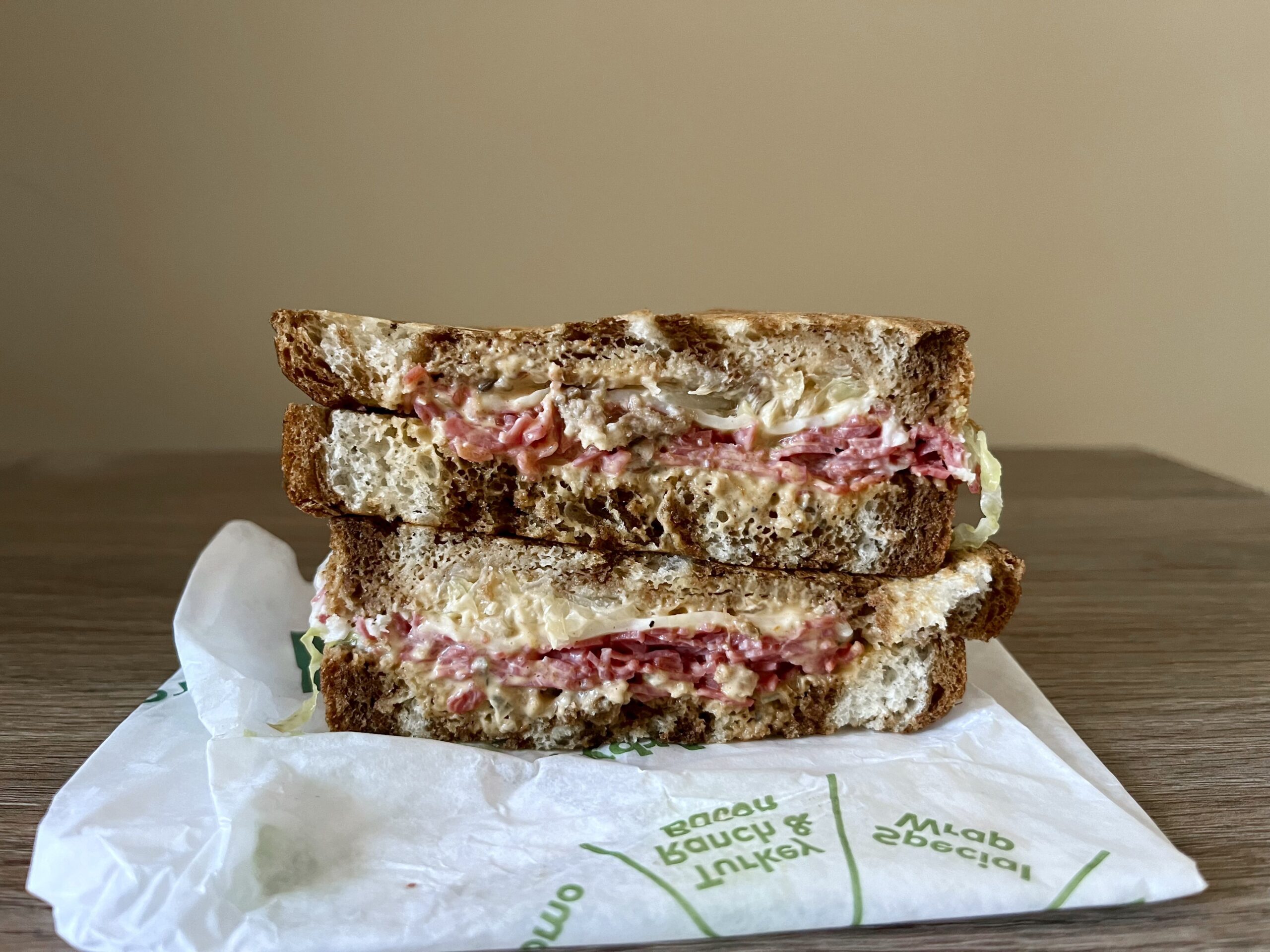 Corned Beef Reuben from arby's