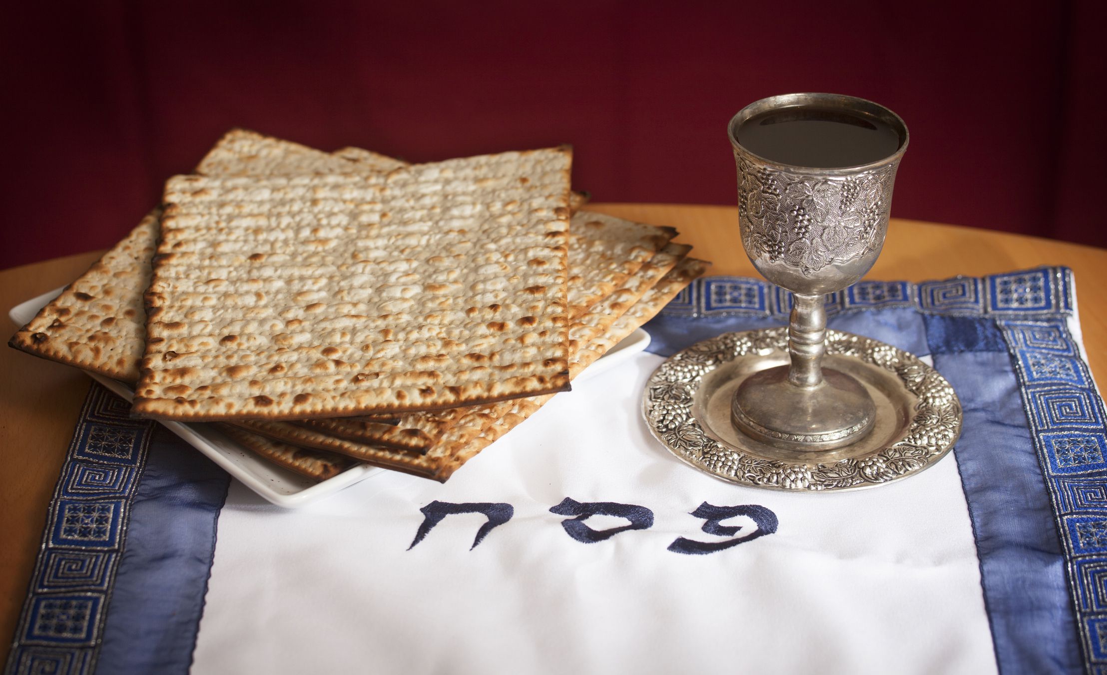 passover seder spread