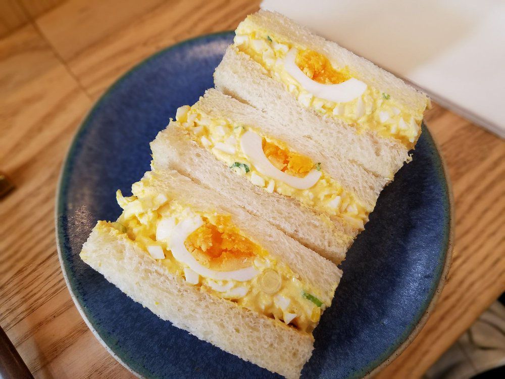 egg salad sandwich from konbi