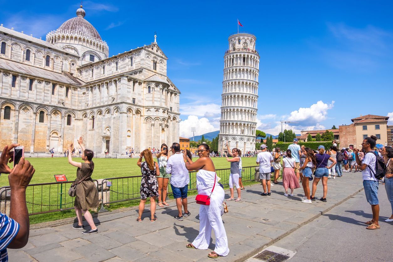 12. The Leaning Tower of Pisa in Pisa, Italy