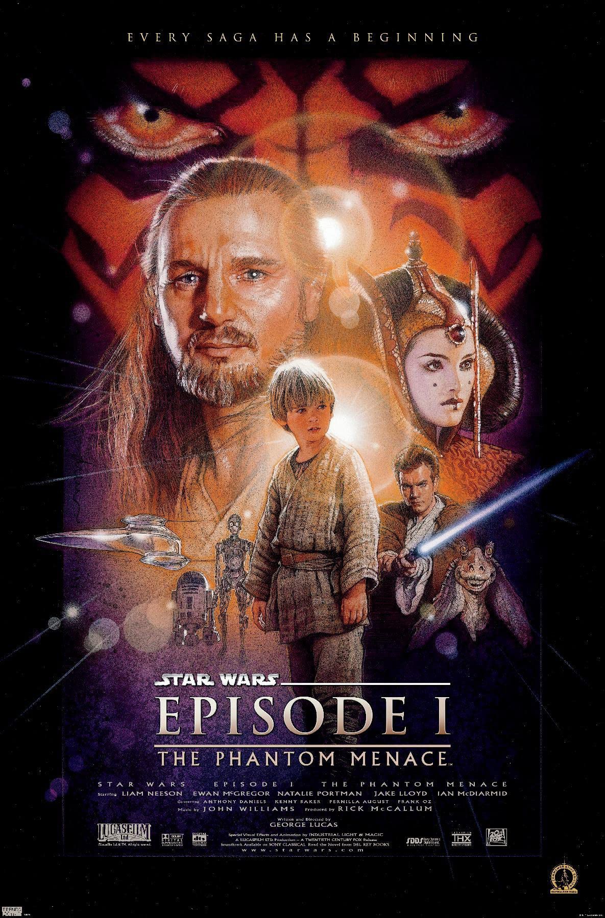 Movie Poster for the 1999 film, Phantom Menace