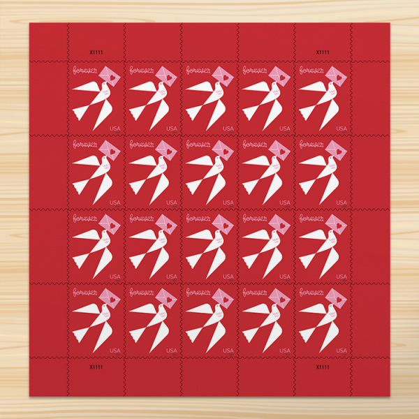 2024 USPS Love Stamp launched in Romance, Ark.