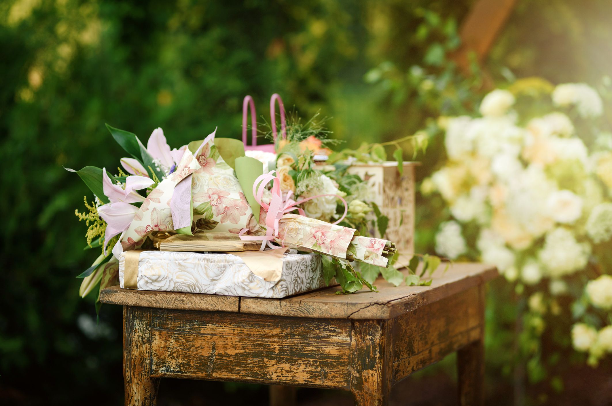 Gifts at wedding / birthday party