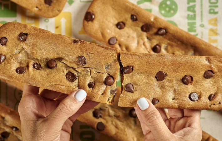 Subway footlong cookie