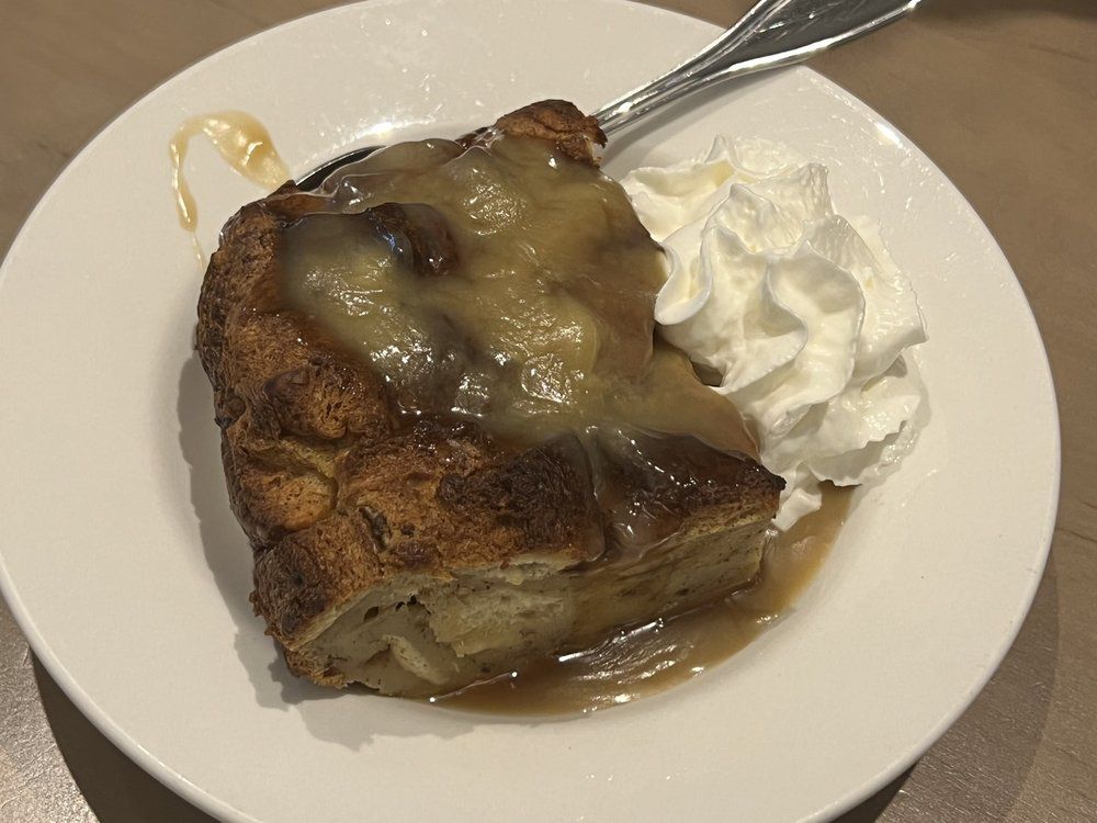 Jack and Cola Bread Pudding with Whiskey Ice Cream from SOB in memphis