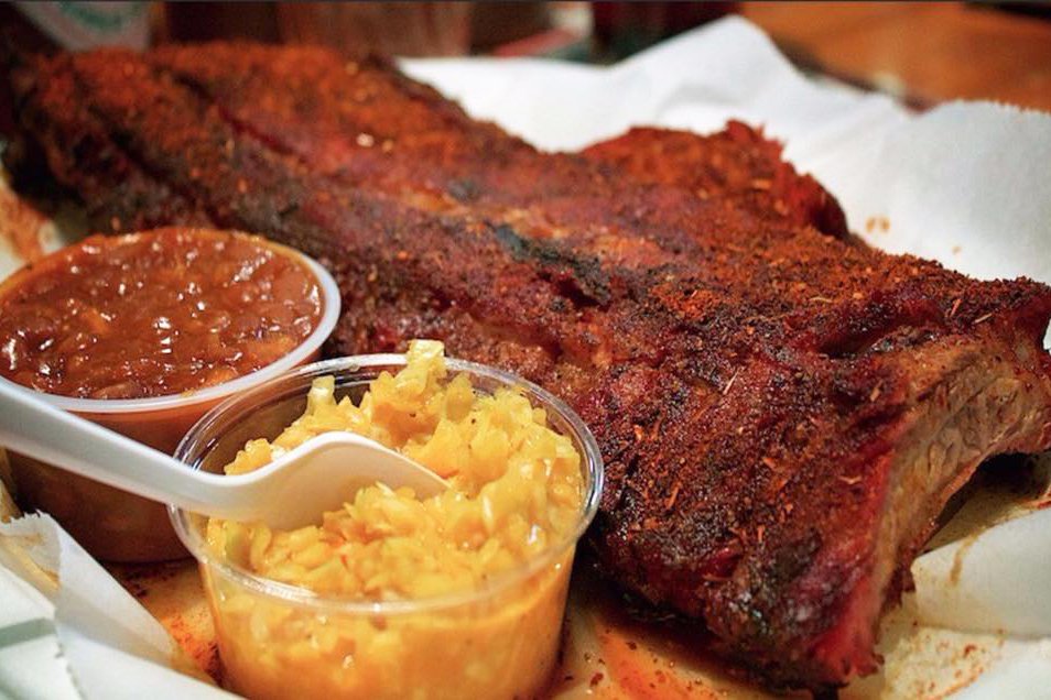 Barbecue Ribs, Rendezvous in Memphis, Tennessee