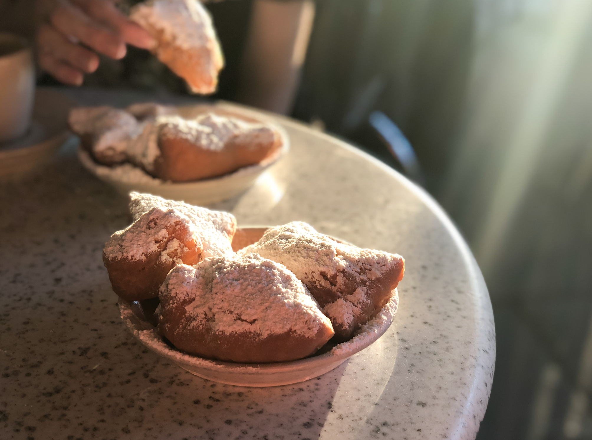 Cafe Du Monde Beignets and Cafe Au Lait, New Orleans