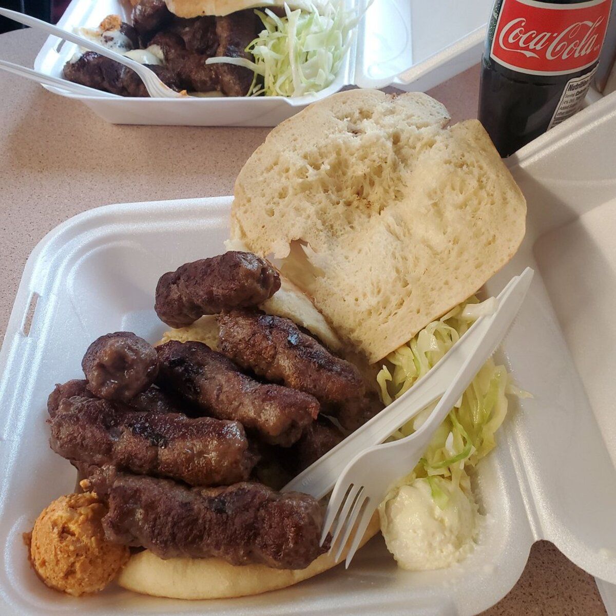 Cevapcici, Balkan Grill Company, Gary, Indiana