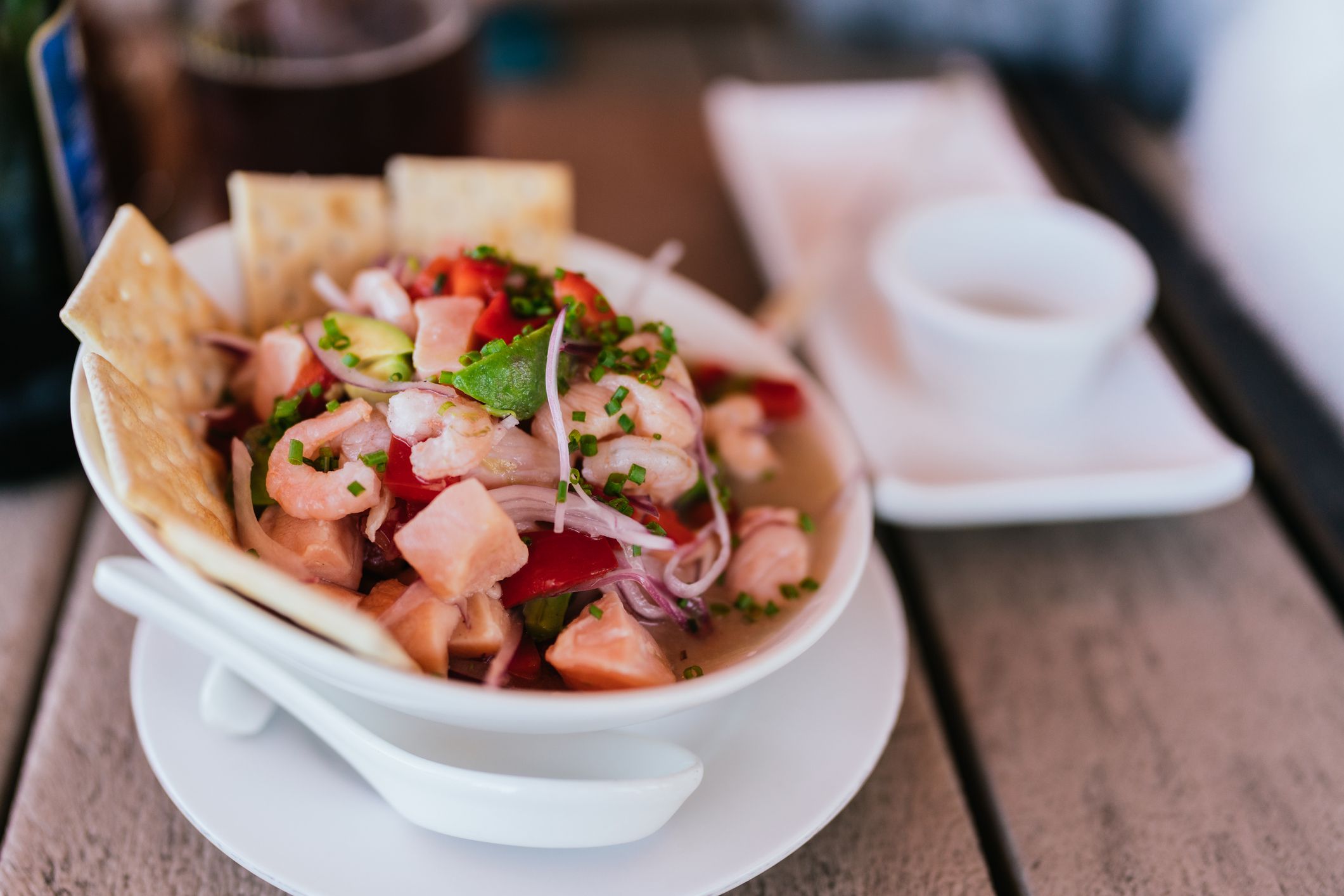Ceviche With Salmon, Chile