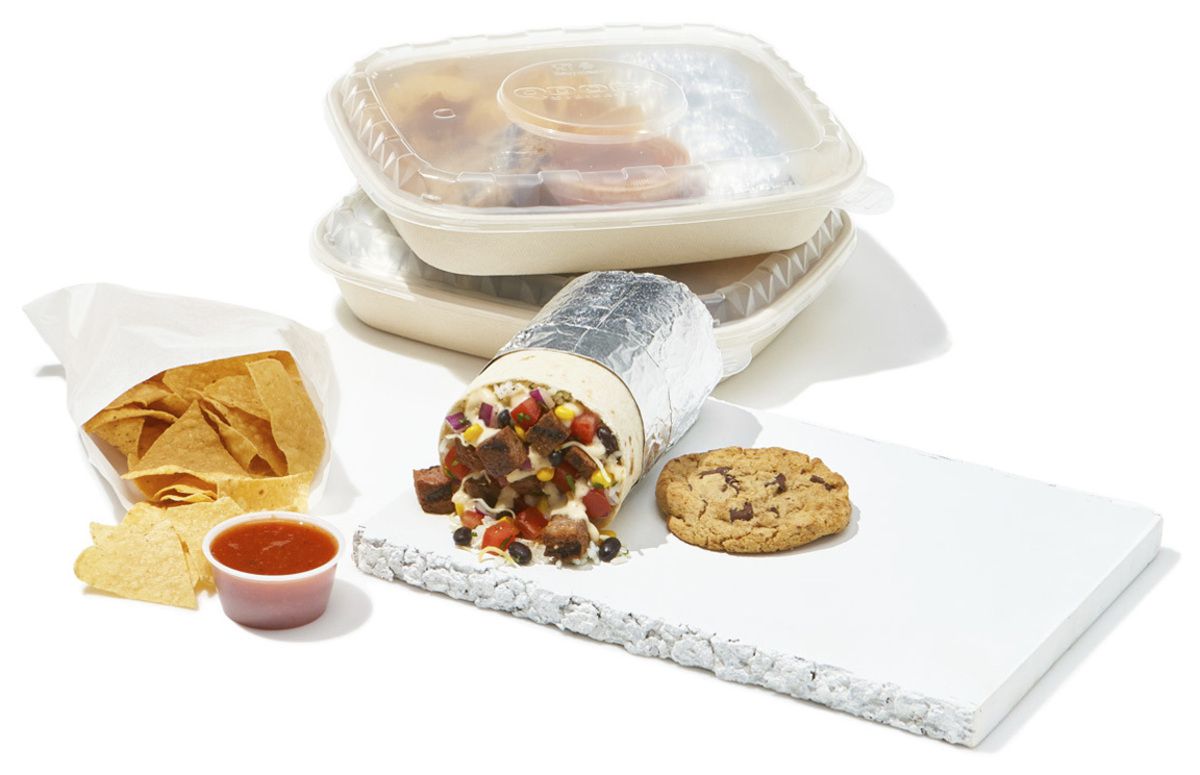 Chicken Queso Burrito, Qdoba