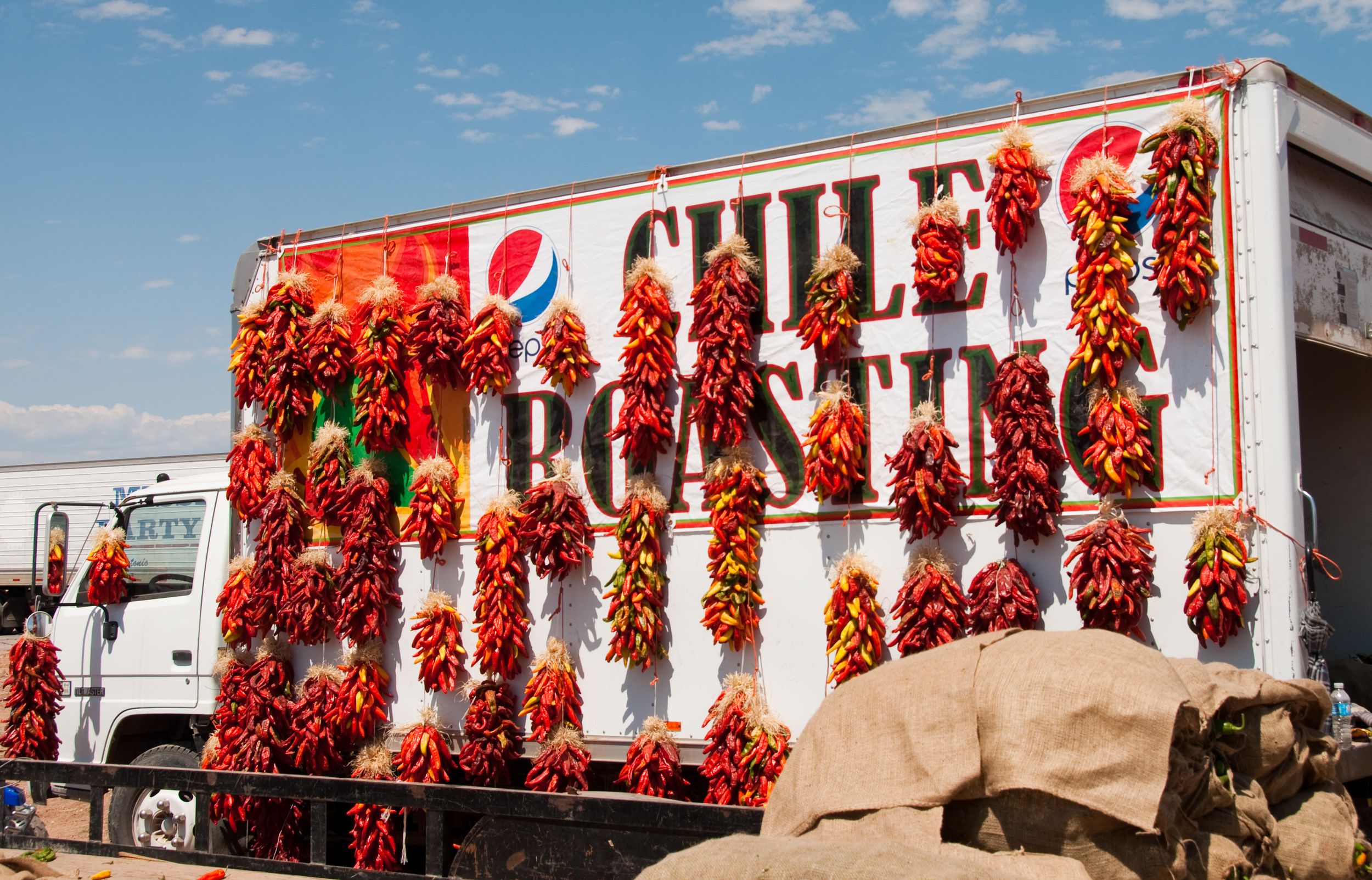 Chili Roasting Truck at the Hatch Chili Festival in Hatch, New Mexico