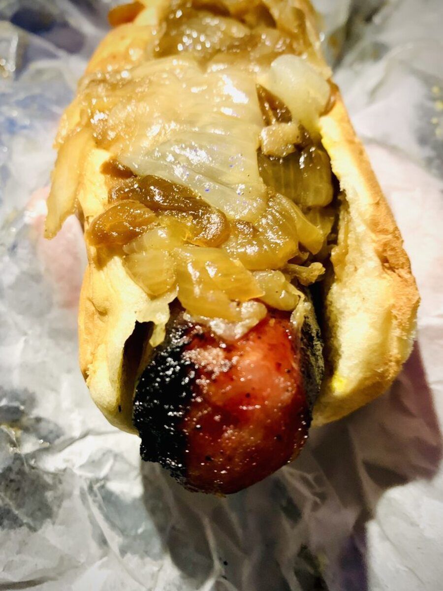 Polish Sausage Sandwich, Maxwell Street Depot, Chicago