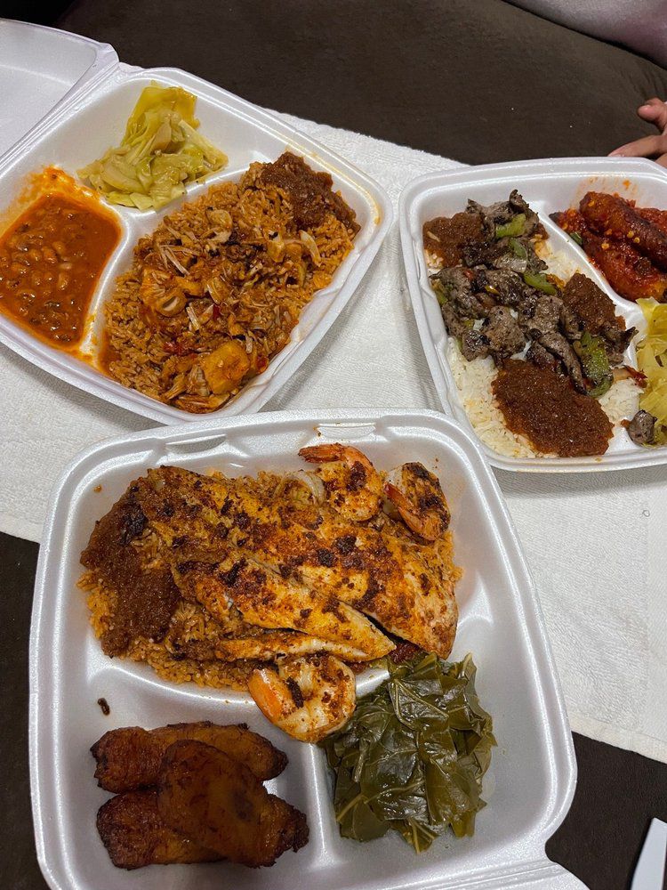 food from AfroBites food truck in Little Rock, Arkansas