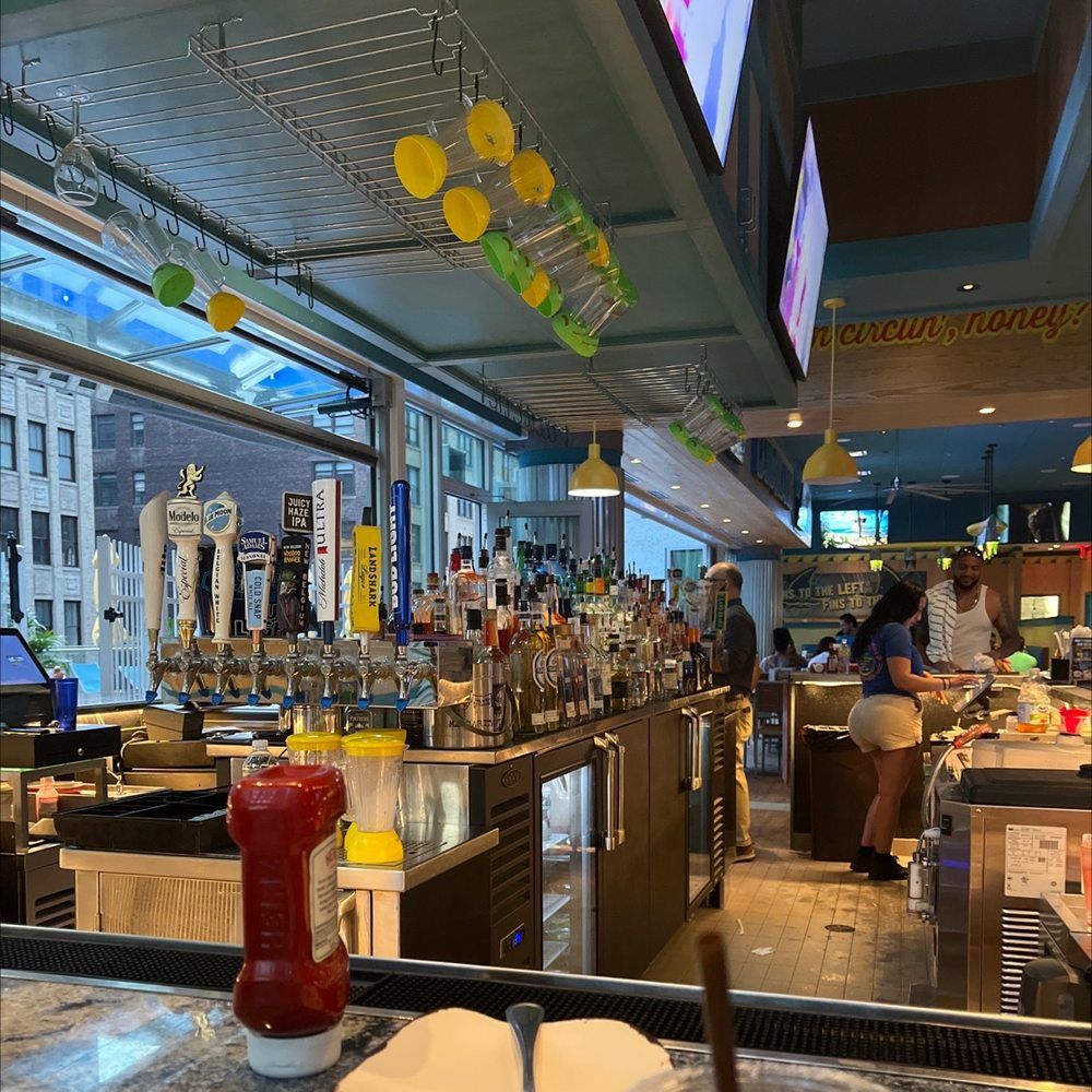 Times Square Margaritaville bar