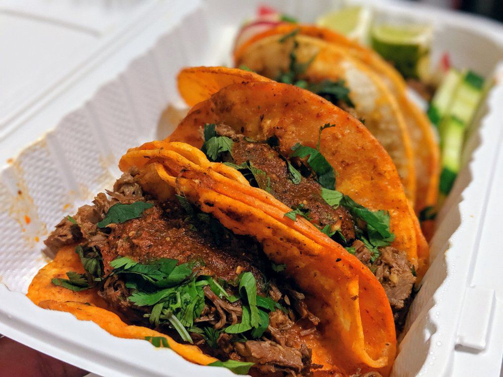 birria tacos from Birria Landia in New York
