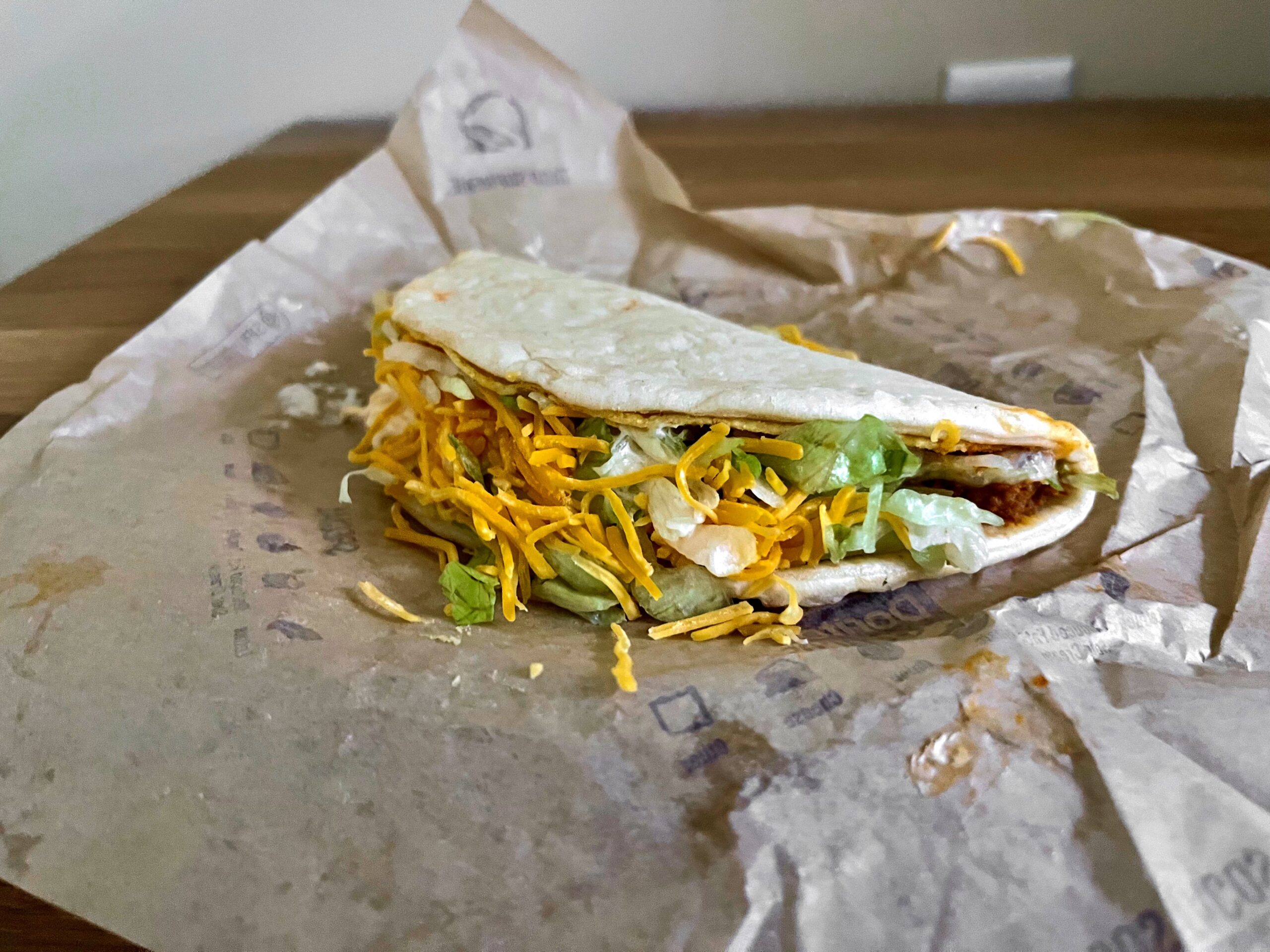 Cheesy Gordita Crunch from taco bell