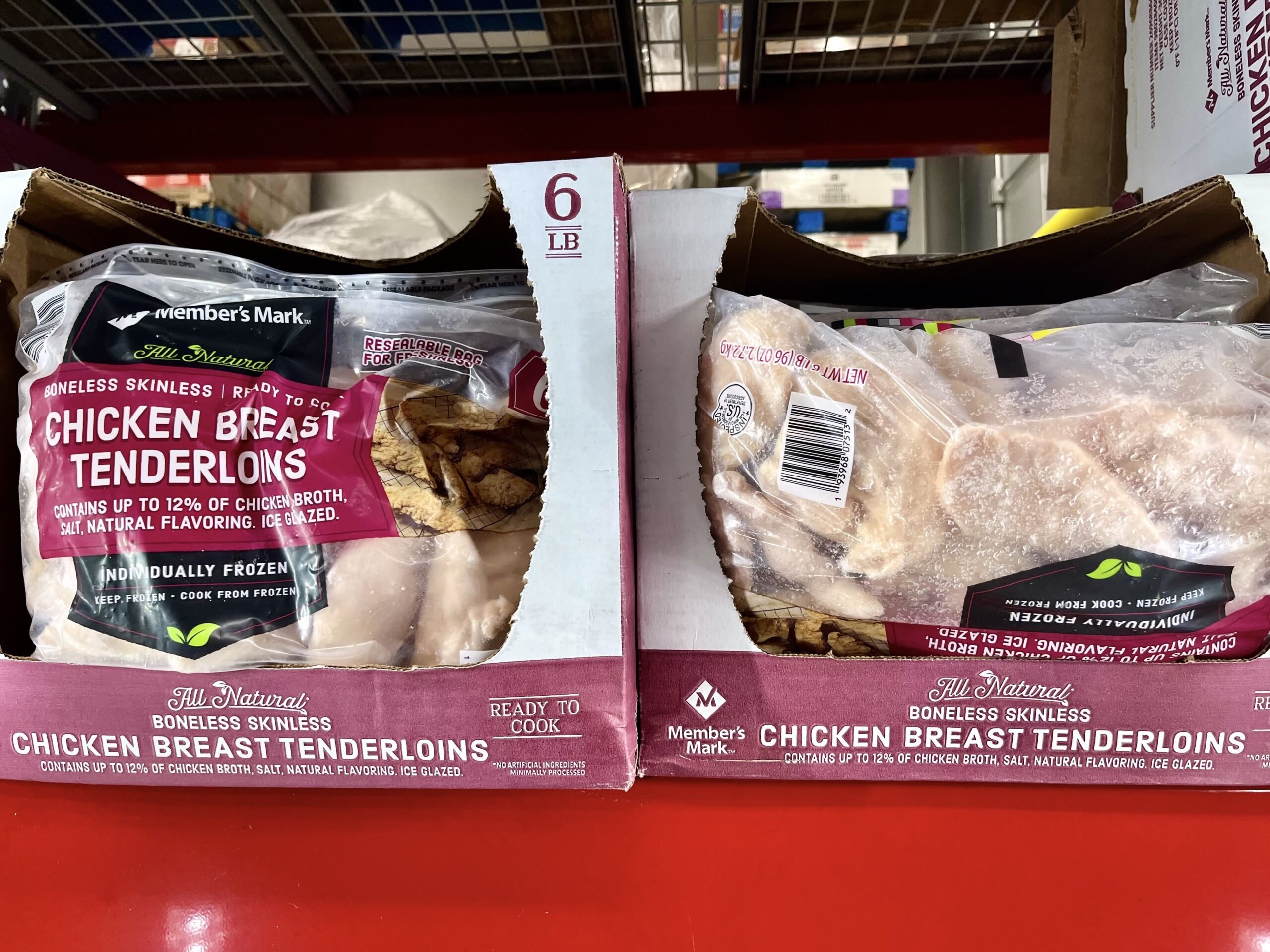 frozen Chicken Breast Tenderloins from Sam's Club