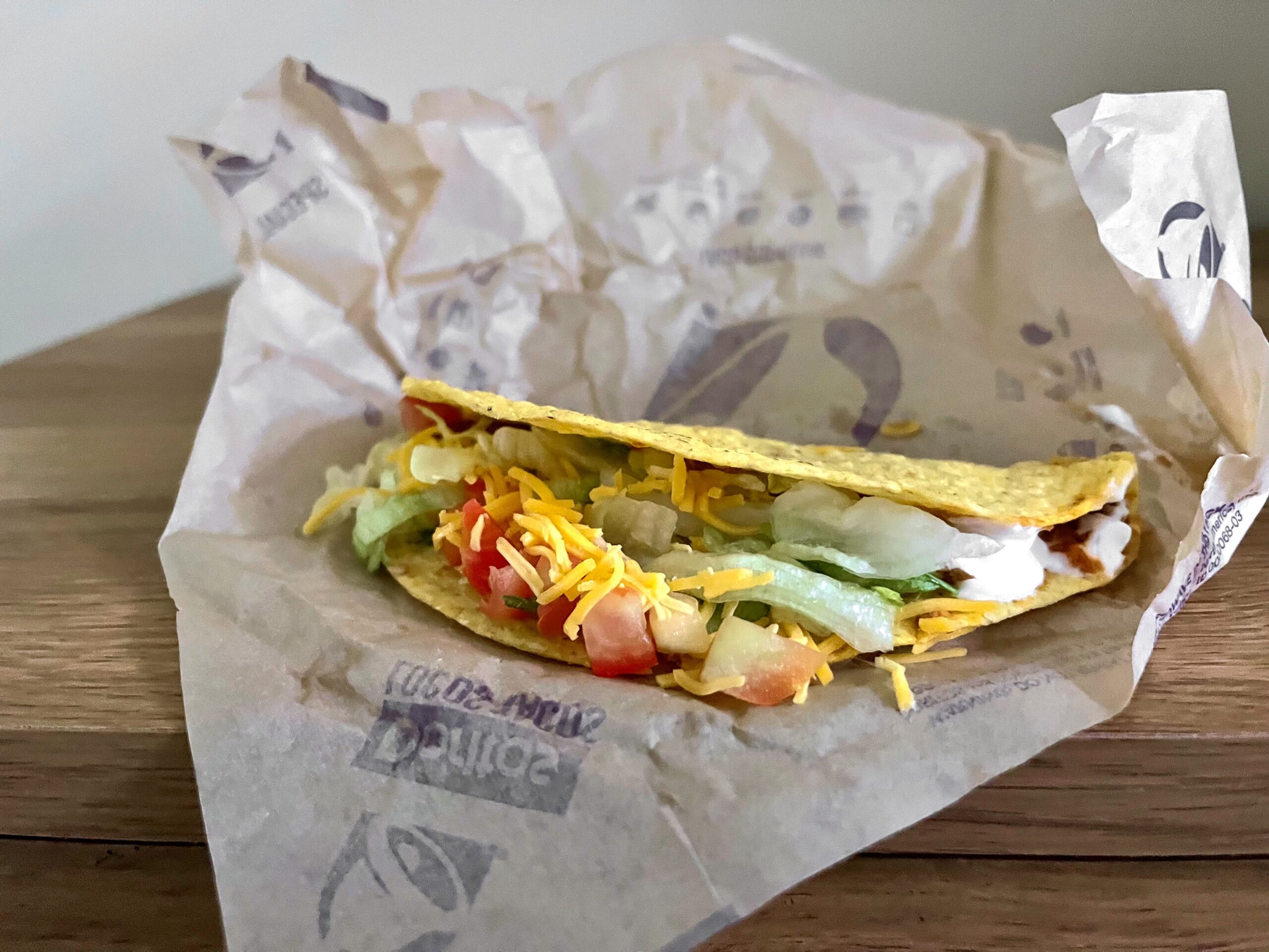 Crunchy Taco Supreme from taco bell