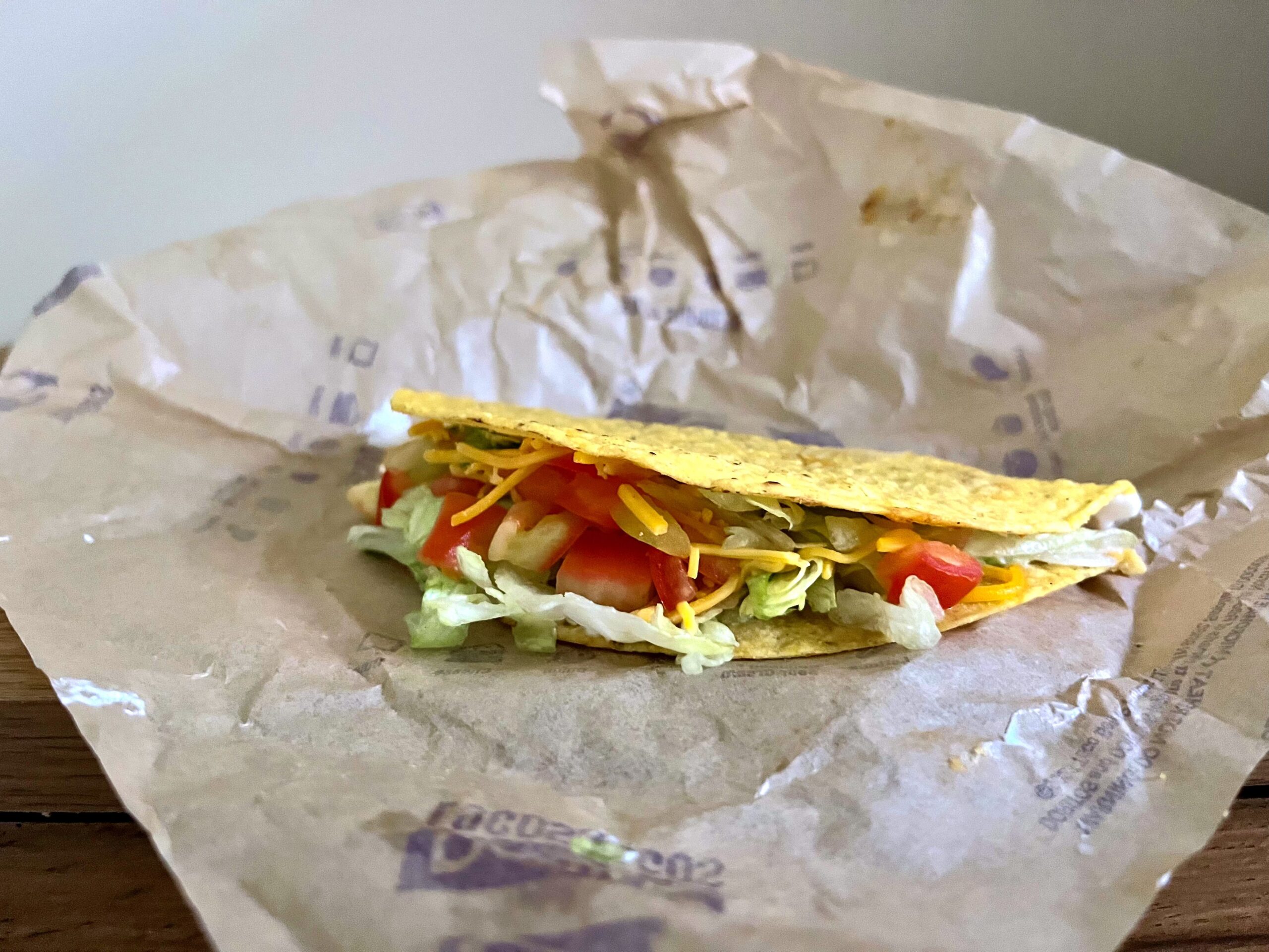crunchy taco from taco bell