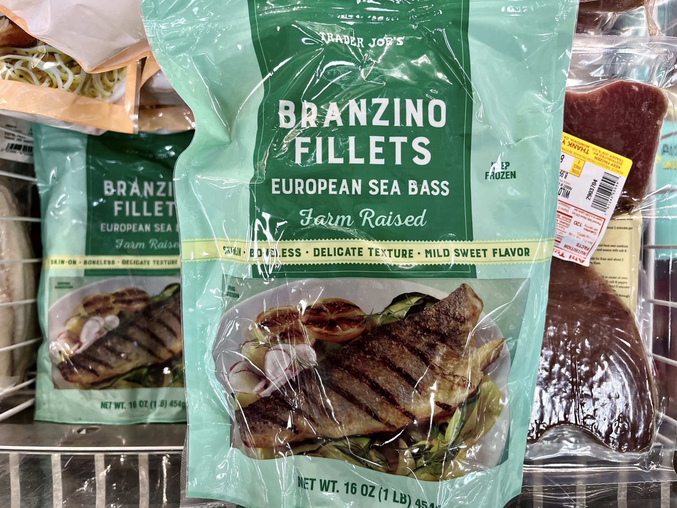 frozen branzino fillets from trader joe's