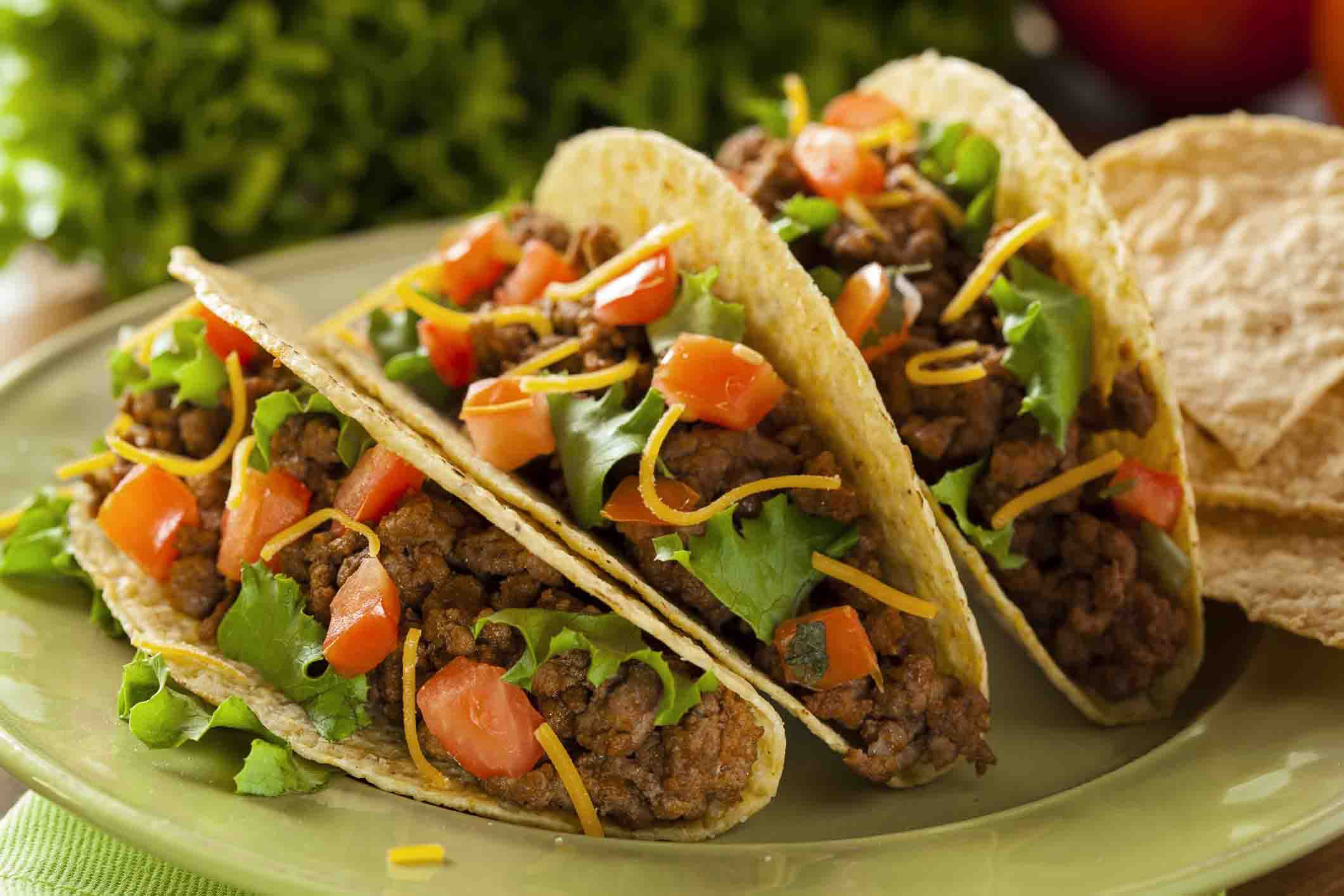 ground beef tacos