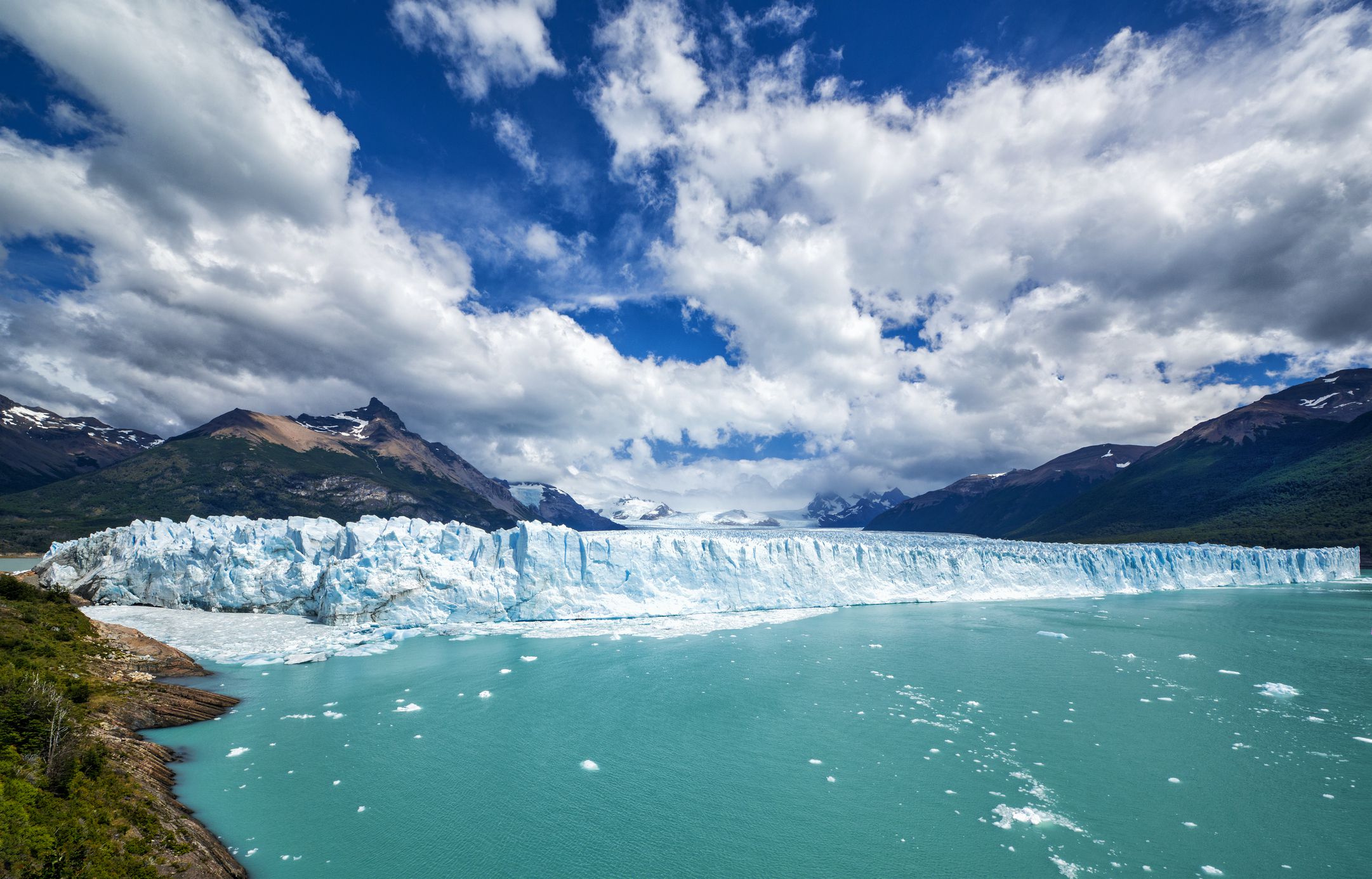 Famous Perito Moreno Glacier in Los Glaciares National Park, Patagonia, Argentina