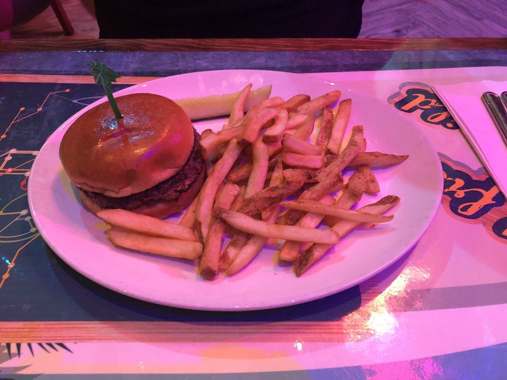 burger from Times Square Margaritaville
