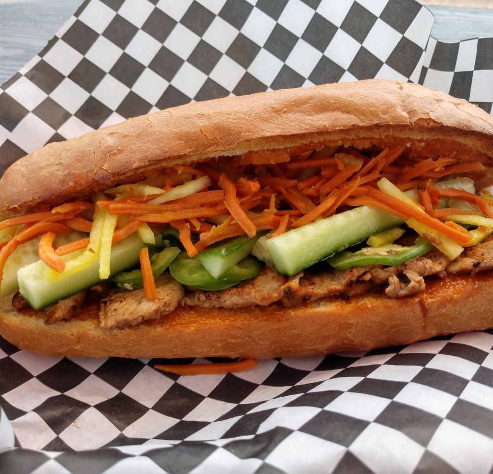 Bahn mi from Low-Key Sandwiches in Bozeman, Montana
