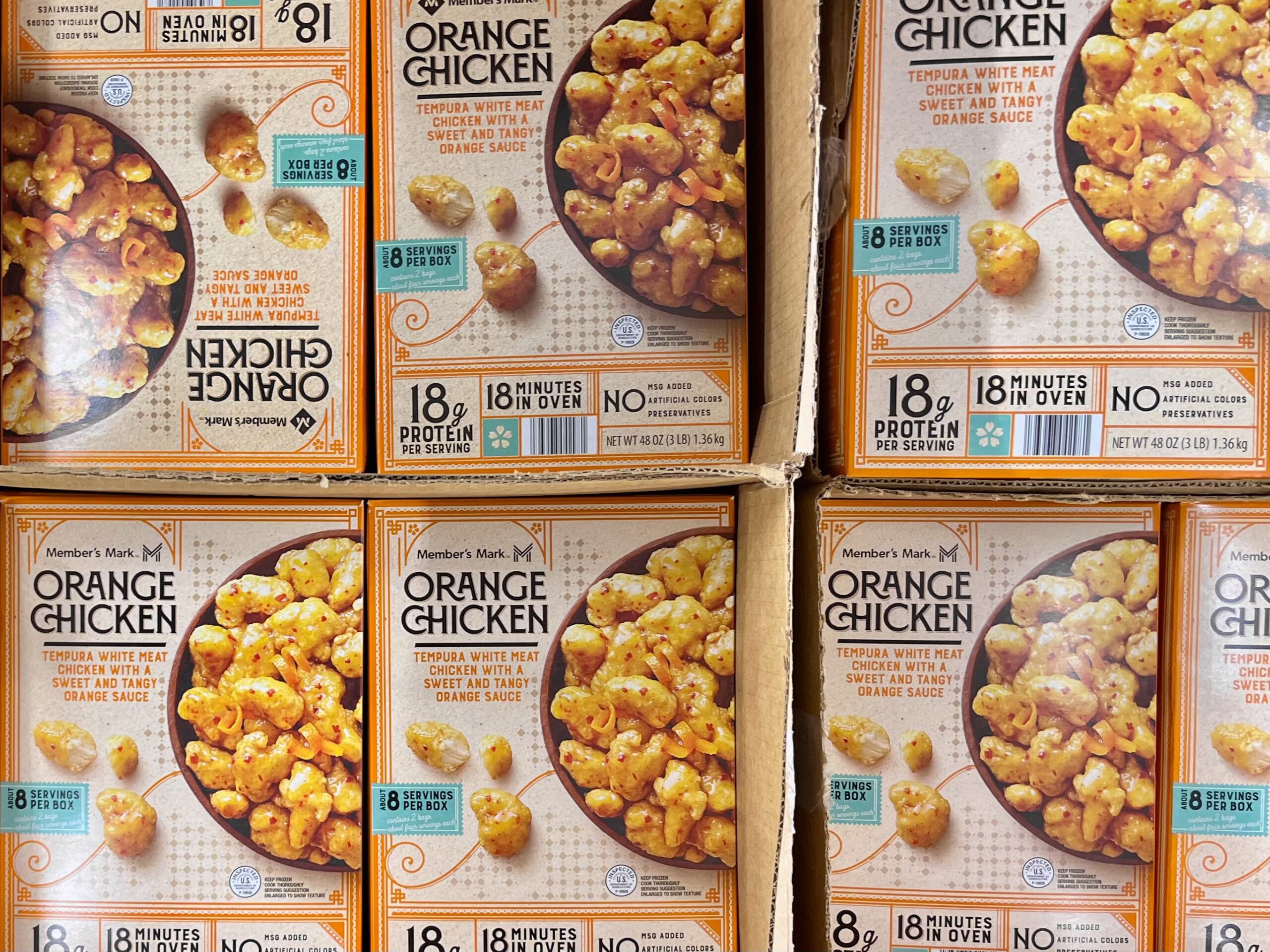 Members Mark Frozen Orange Chicken at Sam's Club