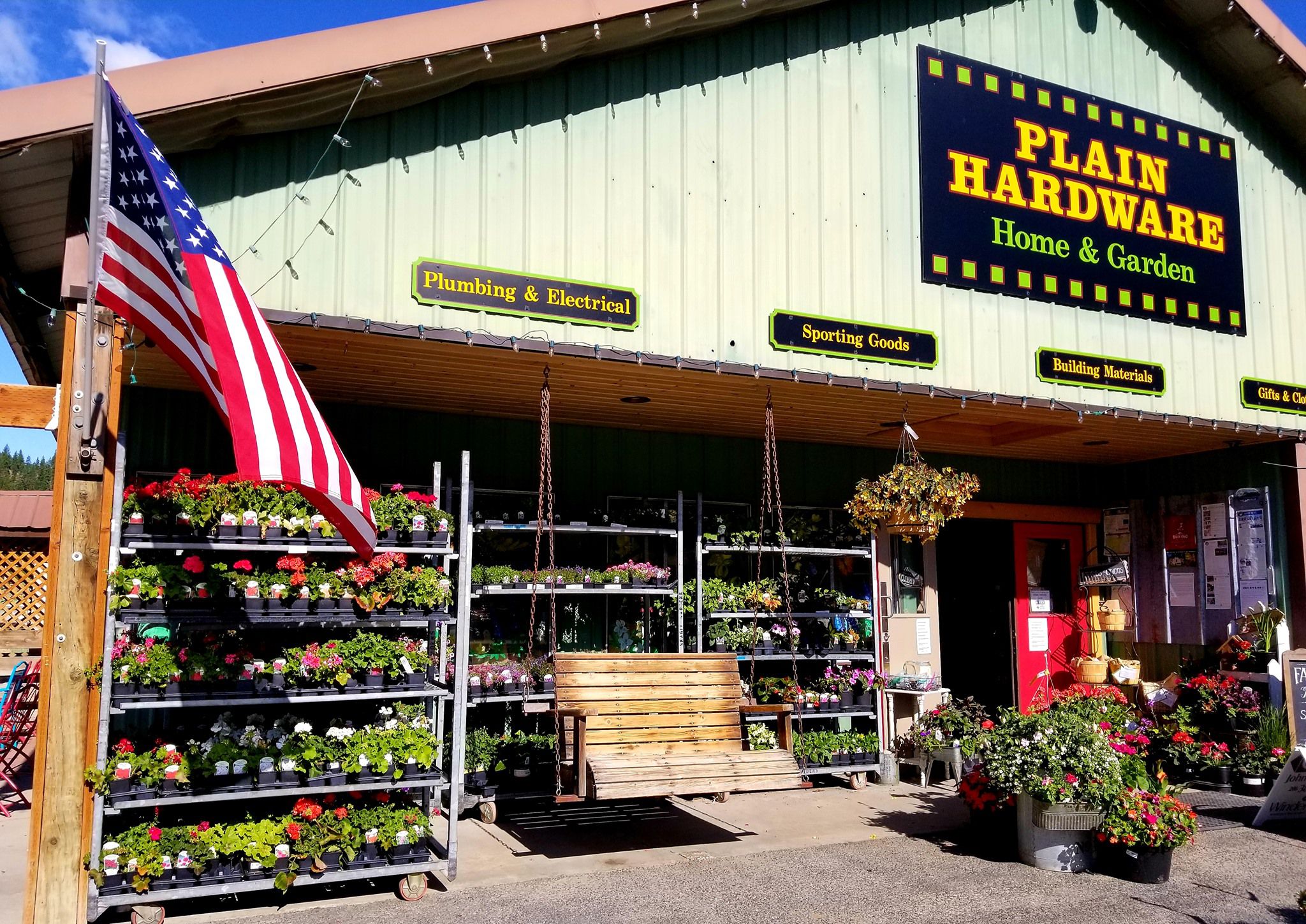 plain hardware store in washington