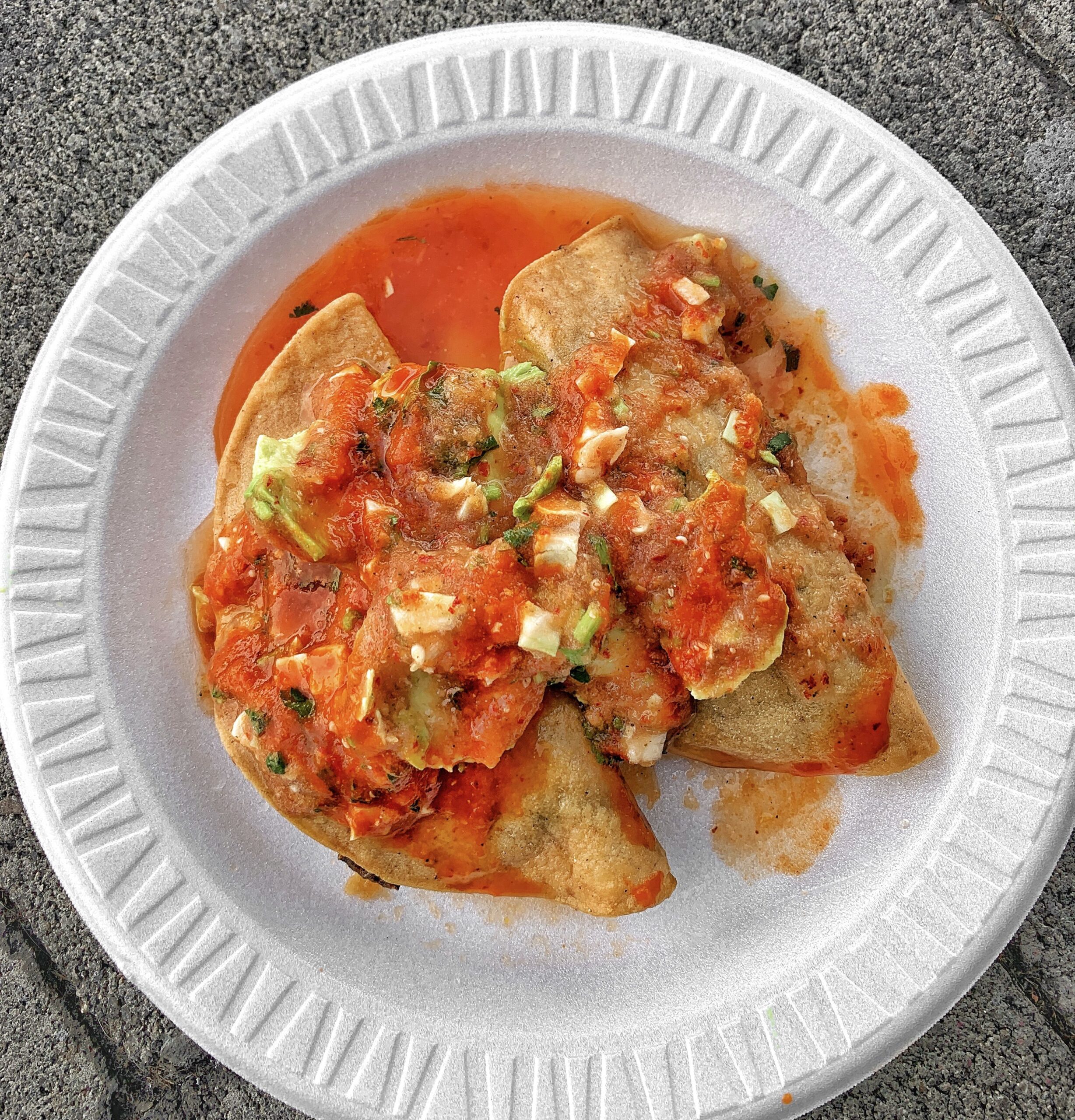 shrimp tacos from Mariscos Jalisco
