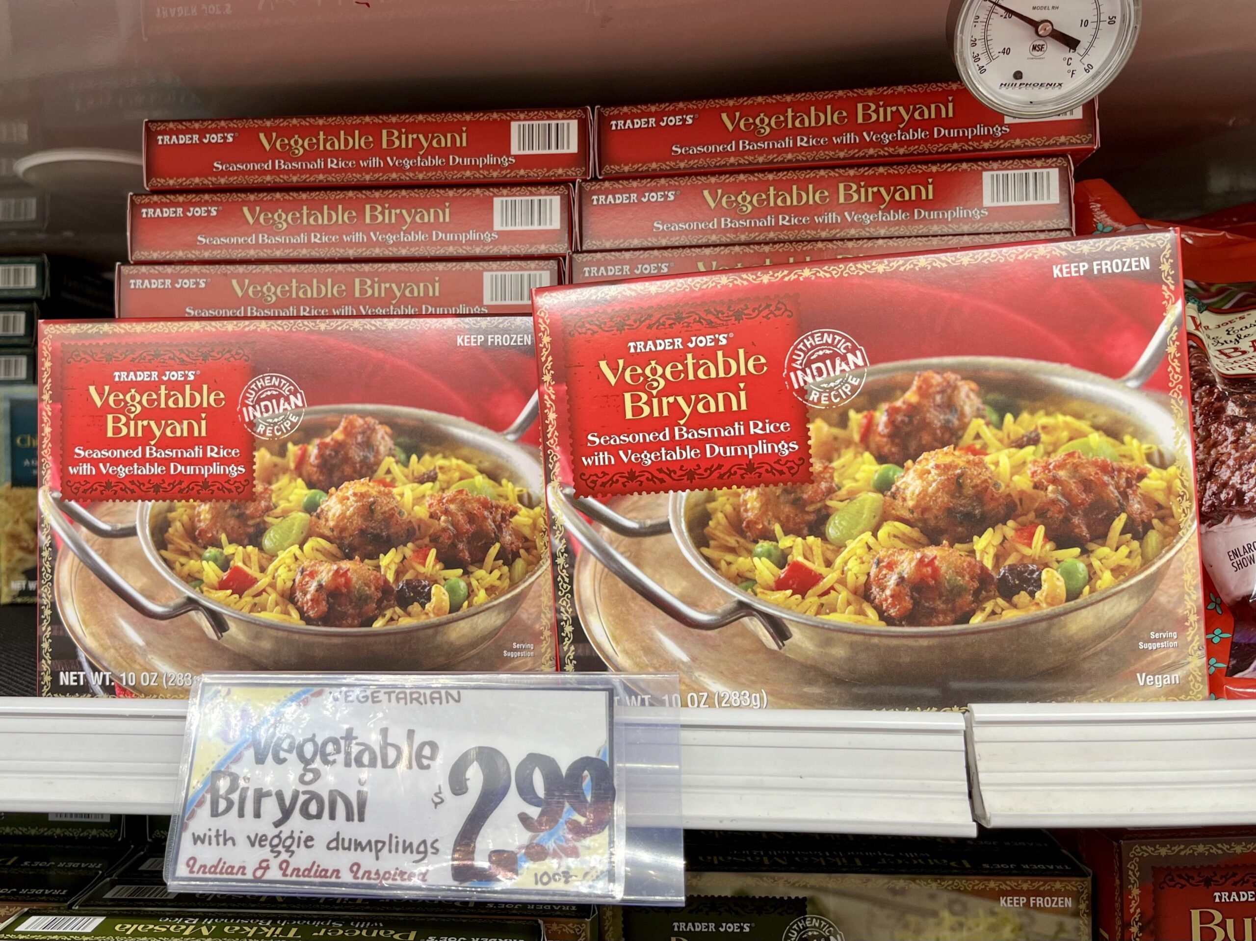 Trader Joes Indian Food Vegetable Biryani