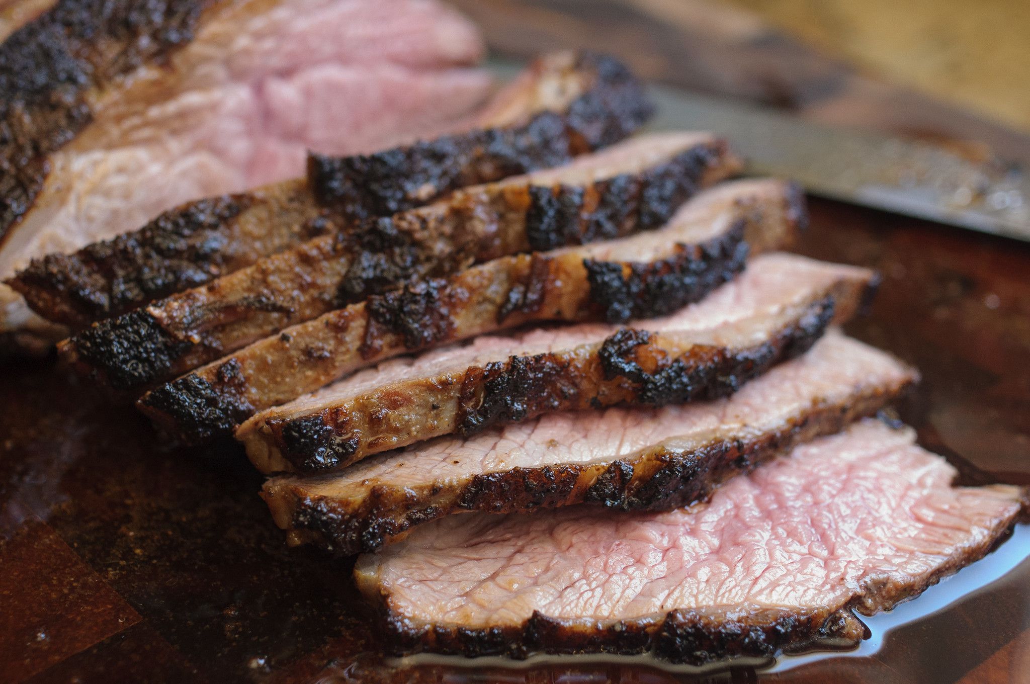 sliced tri-tip
