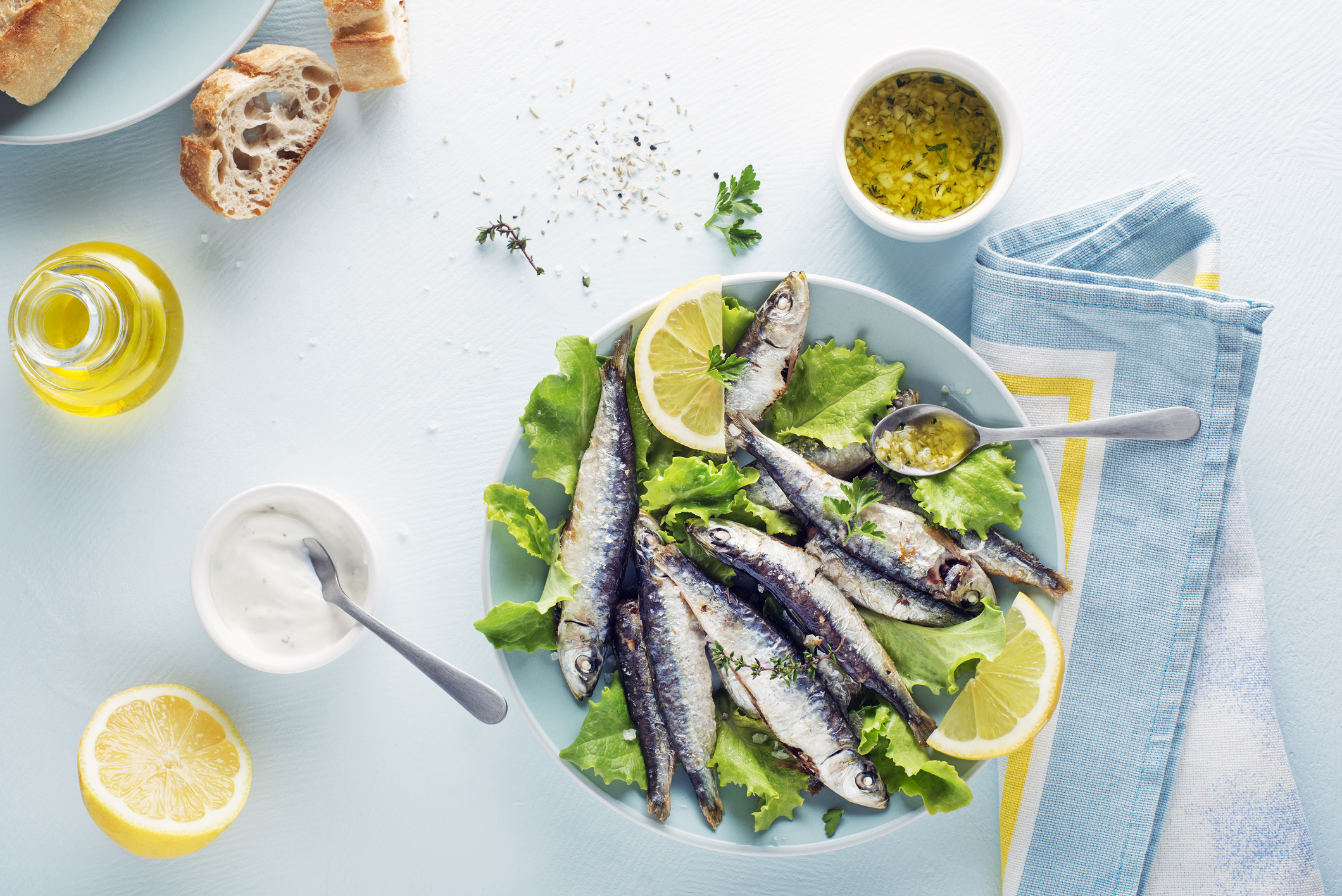 Sardine and Grape Salad