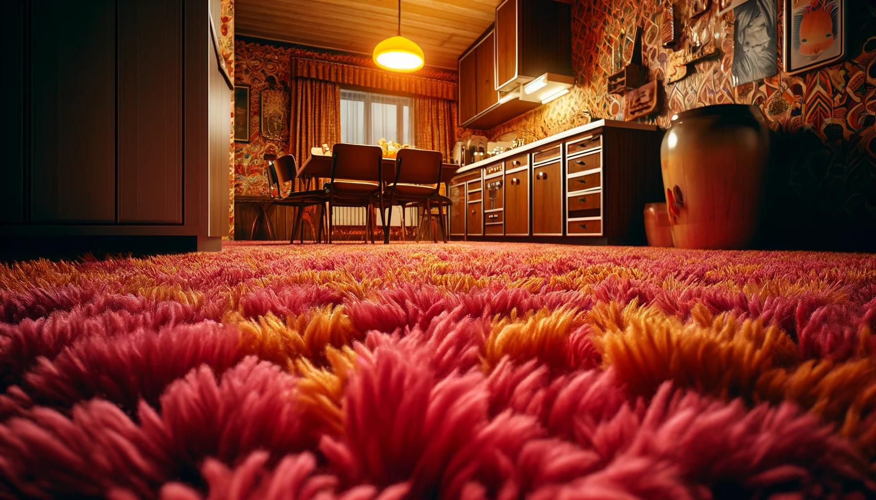 Shag carpeting