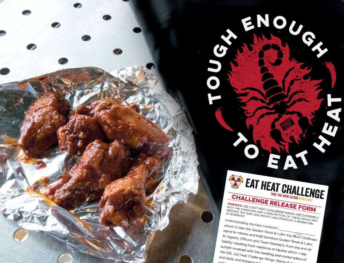 Atomic Scorpion Hot Wing Challenge, Quaker Steak & Lube