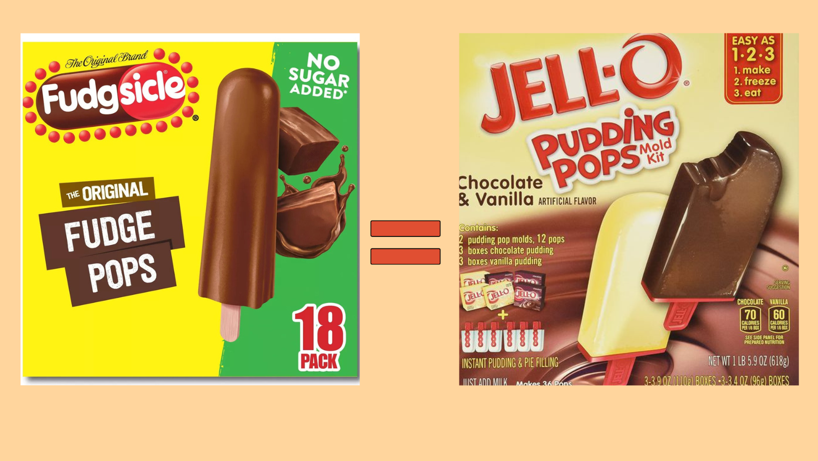 jell-o pudding pop dupe