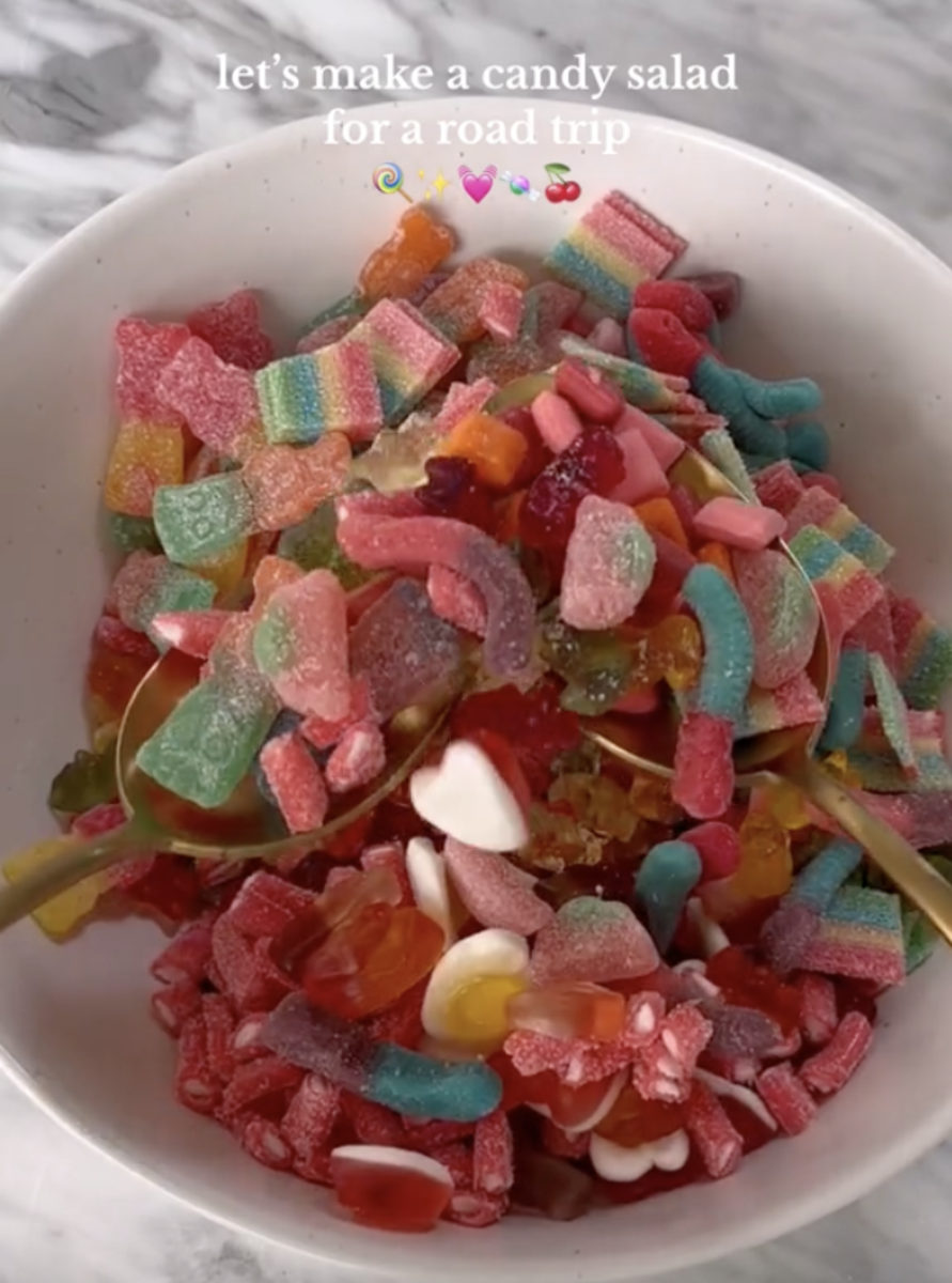 Candy Salad Recipe on TikTok