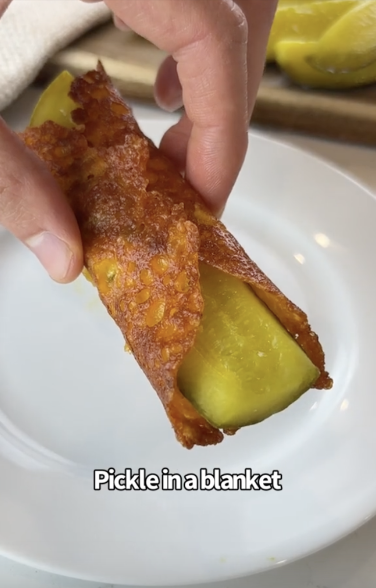 Pickles in a Blanket on TikTok