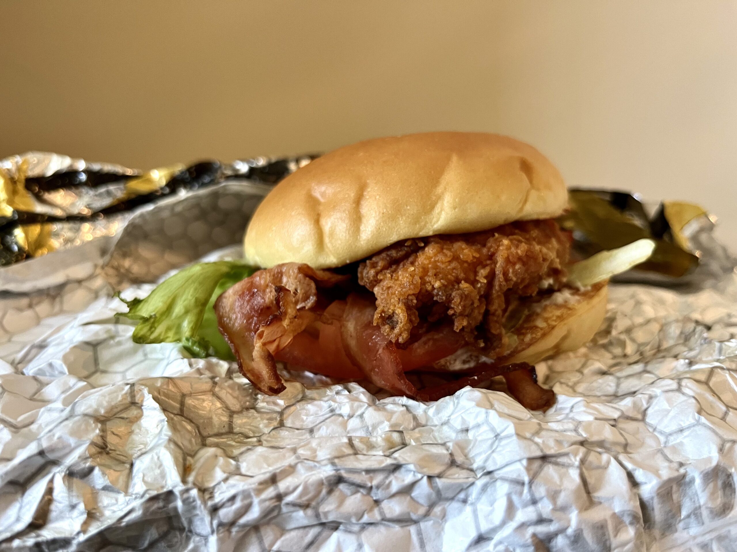 BLT Hand-Breaded Chicken Sandwich from Hardee's