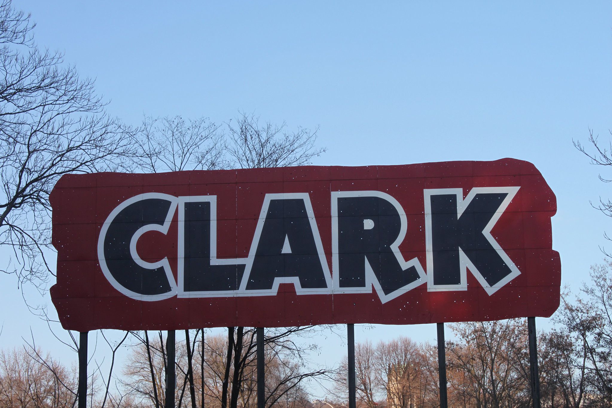 Clark Bar sign