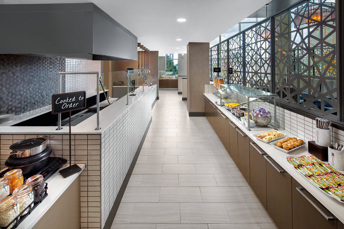 Embassy Suites by Hilton Charlotte Uptown breakfast buffet
